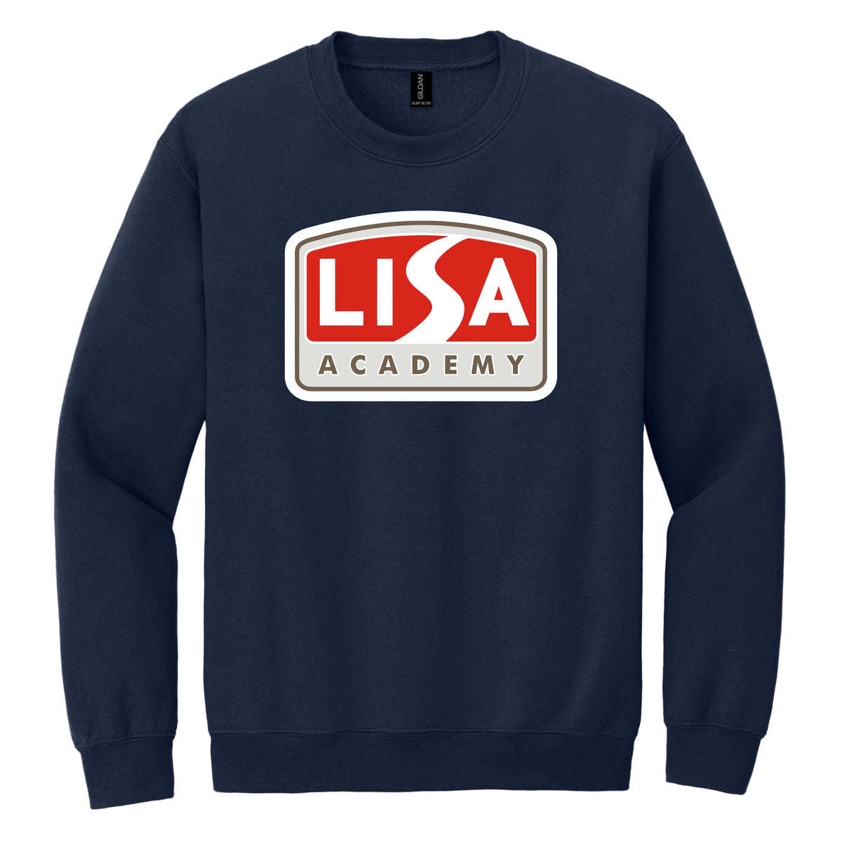 LISA Academy Staff | LISA Screen Printed Logo | Gildan® Heavy Blend™ Crewneck Sweatshirt (18000)