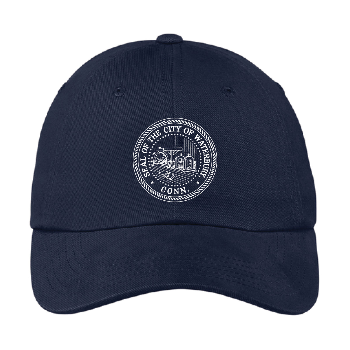 City of Waterbury | Port Authority® Unstructured Brushed Twill Cap (BTU)