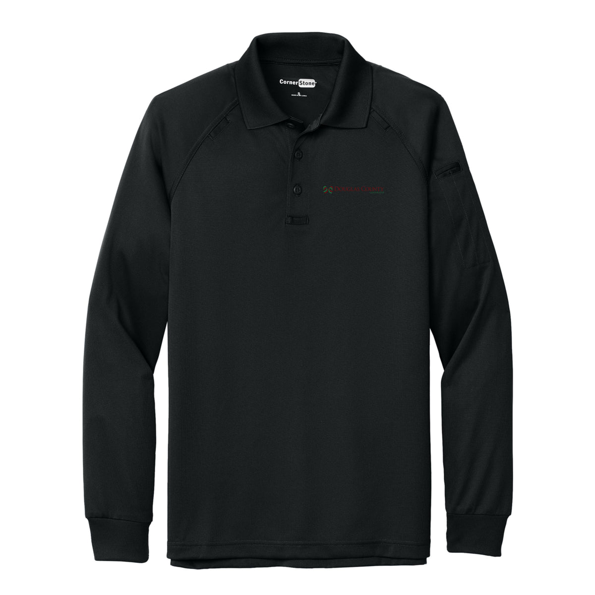 Douglas Co. Gov. | CornerStone® Select Long Sleeve Snag-Proof Tactical Polo (CS410LS)