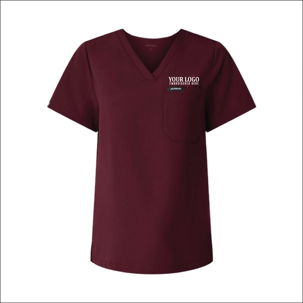 UVC | Jaanuu Women's Rhena Essential 1-Pocket Scrub V-Neck Top (W10001)