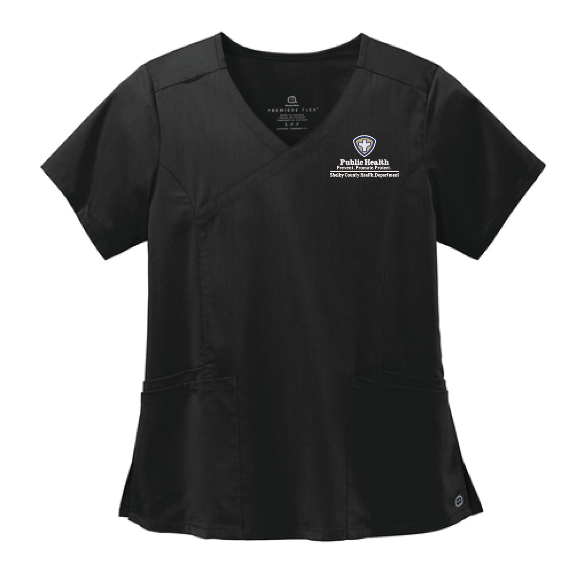 Shelby County Health Dept. | Wink® Women’s Premiere Flex™ Mock Wrap Top (WW4268)