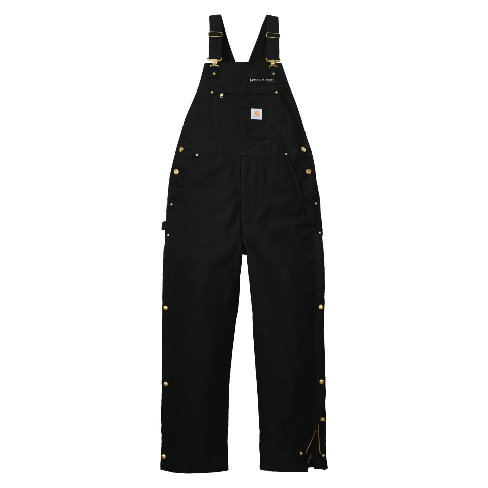 Douglas Co. Gov. | Carhartt® Short Firm Duck Insulated Bib Overalls (CTS106672)