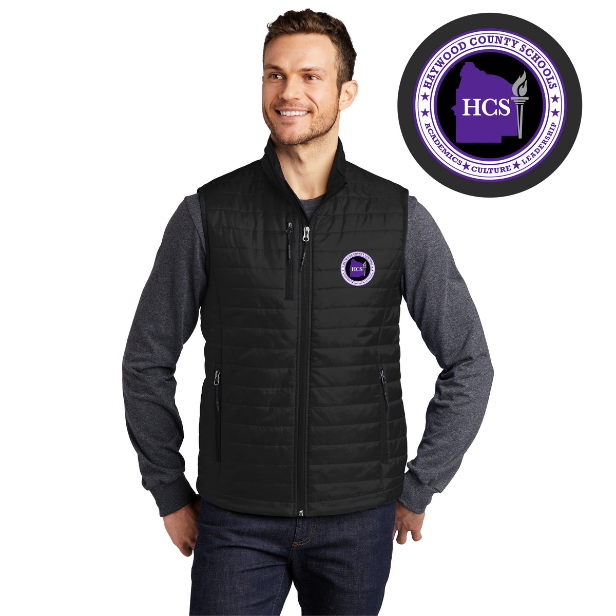 Haywood | Men Packable Puffy Vest