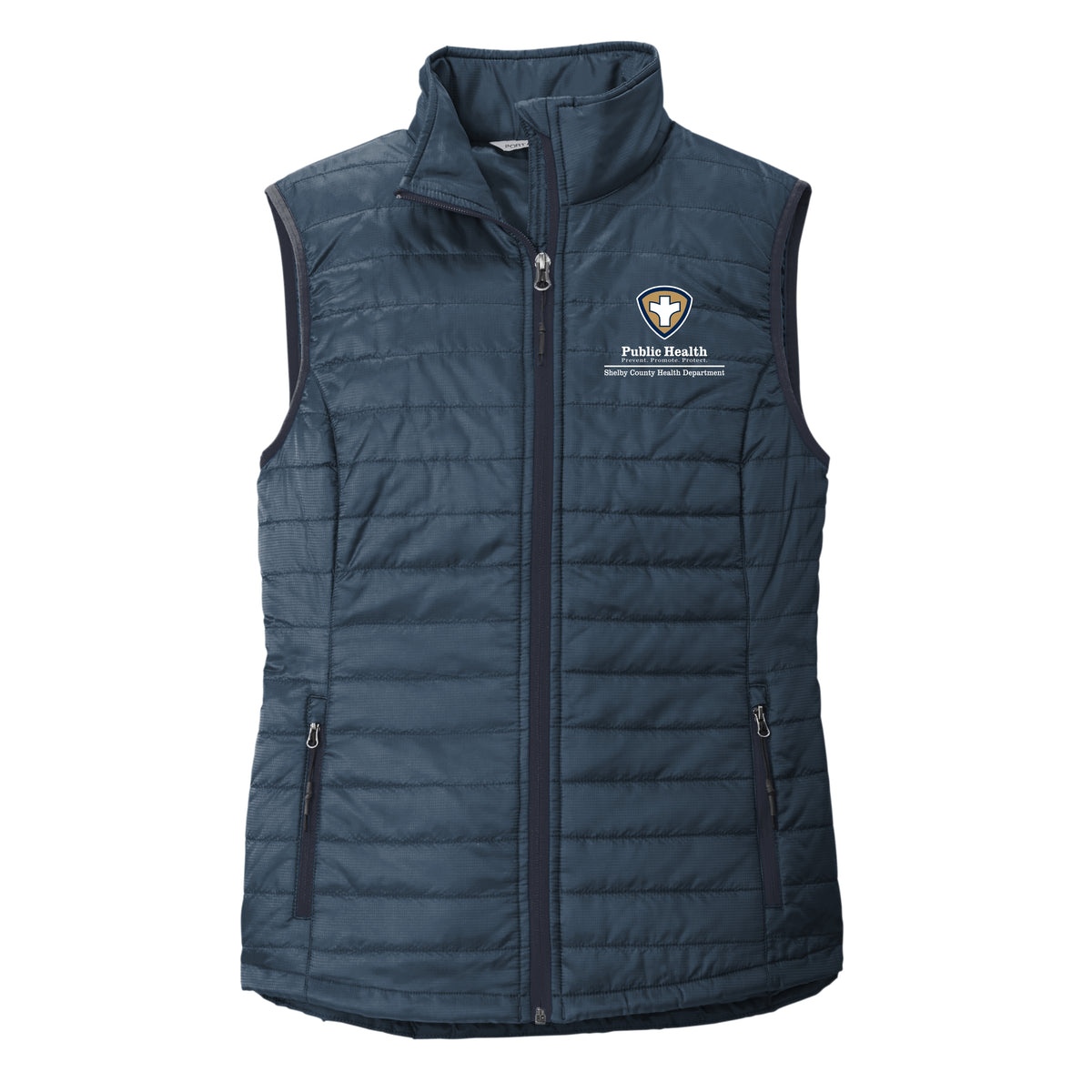 Shelby County Health Dept. | Women's Packable Puffy Vest