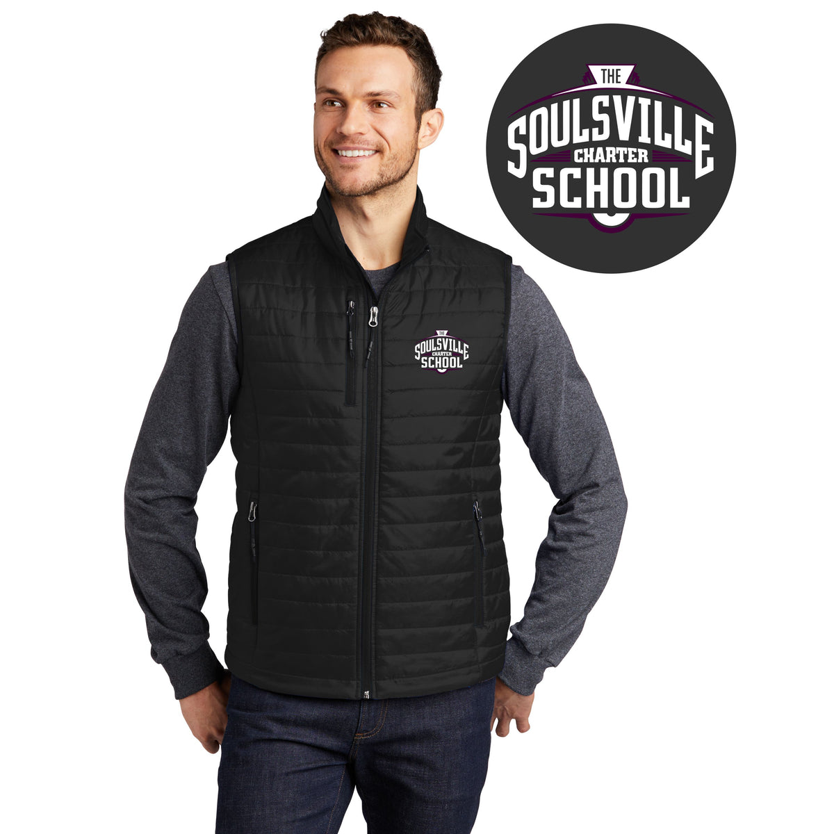 TSCS Staff | Men's Packable Puffy Vest