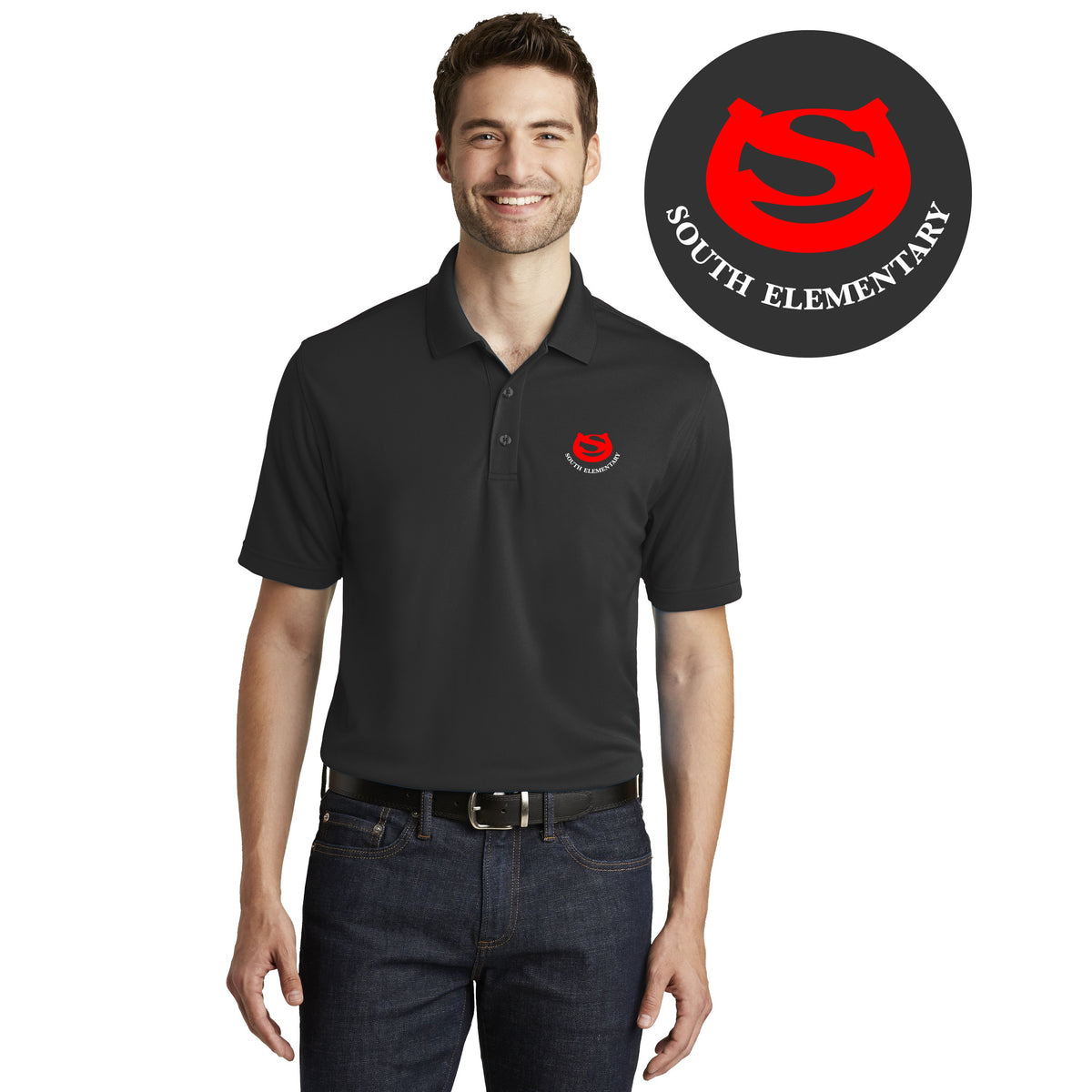 SOUTH ELEMENTARY | MEN DRY ZONE UV MICRO-MESH POLO
