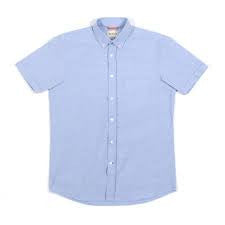 Holy Rosary | Boy's/Men Blue Oxford Shirt